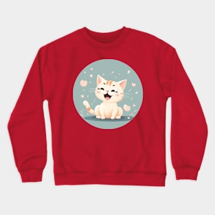 Happy Kitty Crewneck Sweatshirt